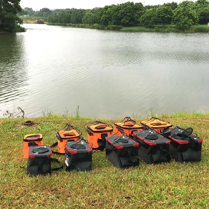 Portable Folding Fishing Bag  With Oxygen Pump
