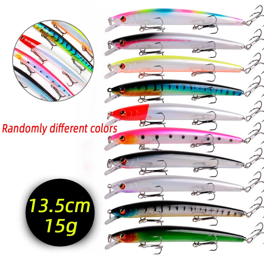 Random Minnow Fishing Lure set