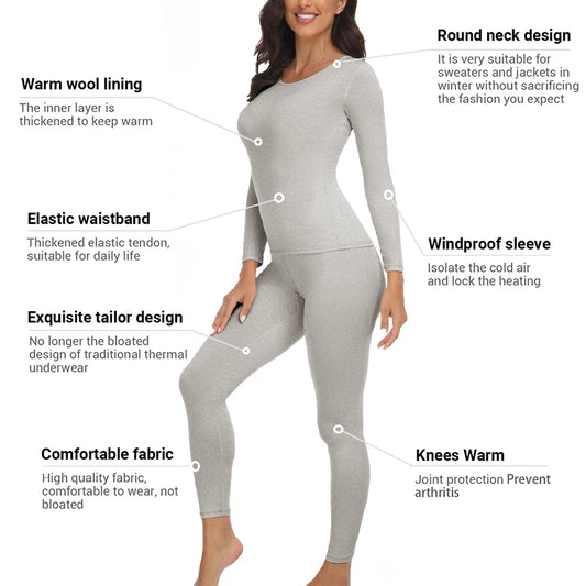 Women Thermal Underwear Set