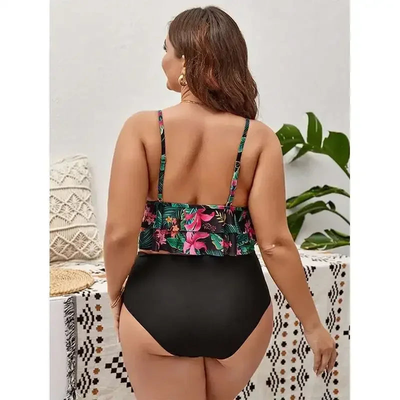 Plus Size Split Women's Swim suit