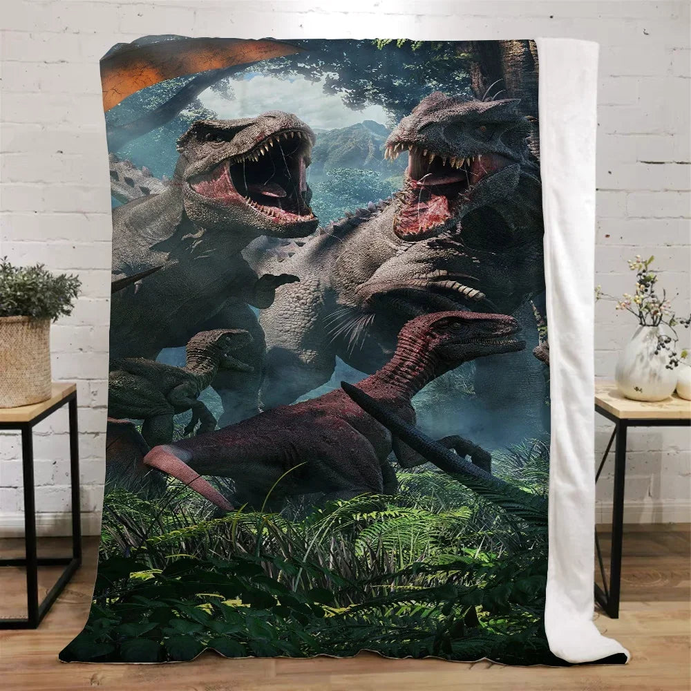 Jurassic Park Thick Blanket
