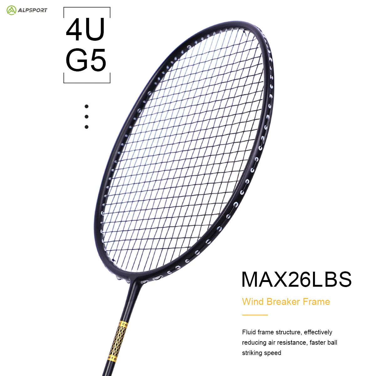 Carbon Fiber + Titanium Alloy Badminton Racket