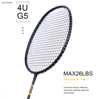 Carbon Fiber + Titanium Alloy Badminton Racket