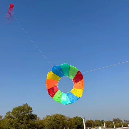 4.2 ft  3D Rolling Dragon Spinning Soft Kite