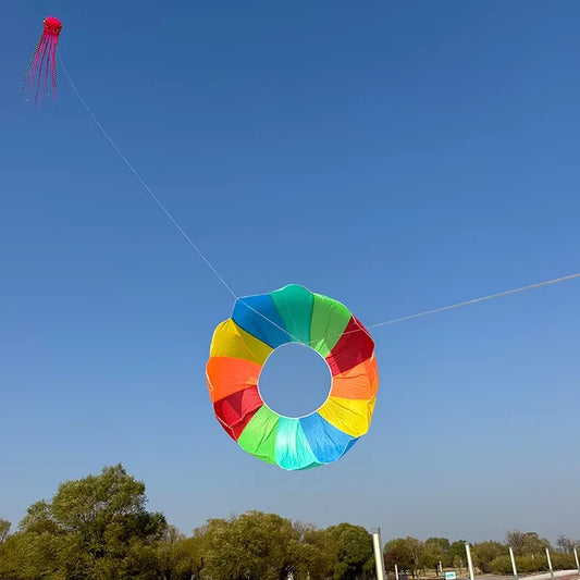 4.2 ft  3D Rolling Dragon Spinning Soft Kite