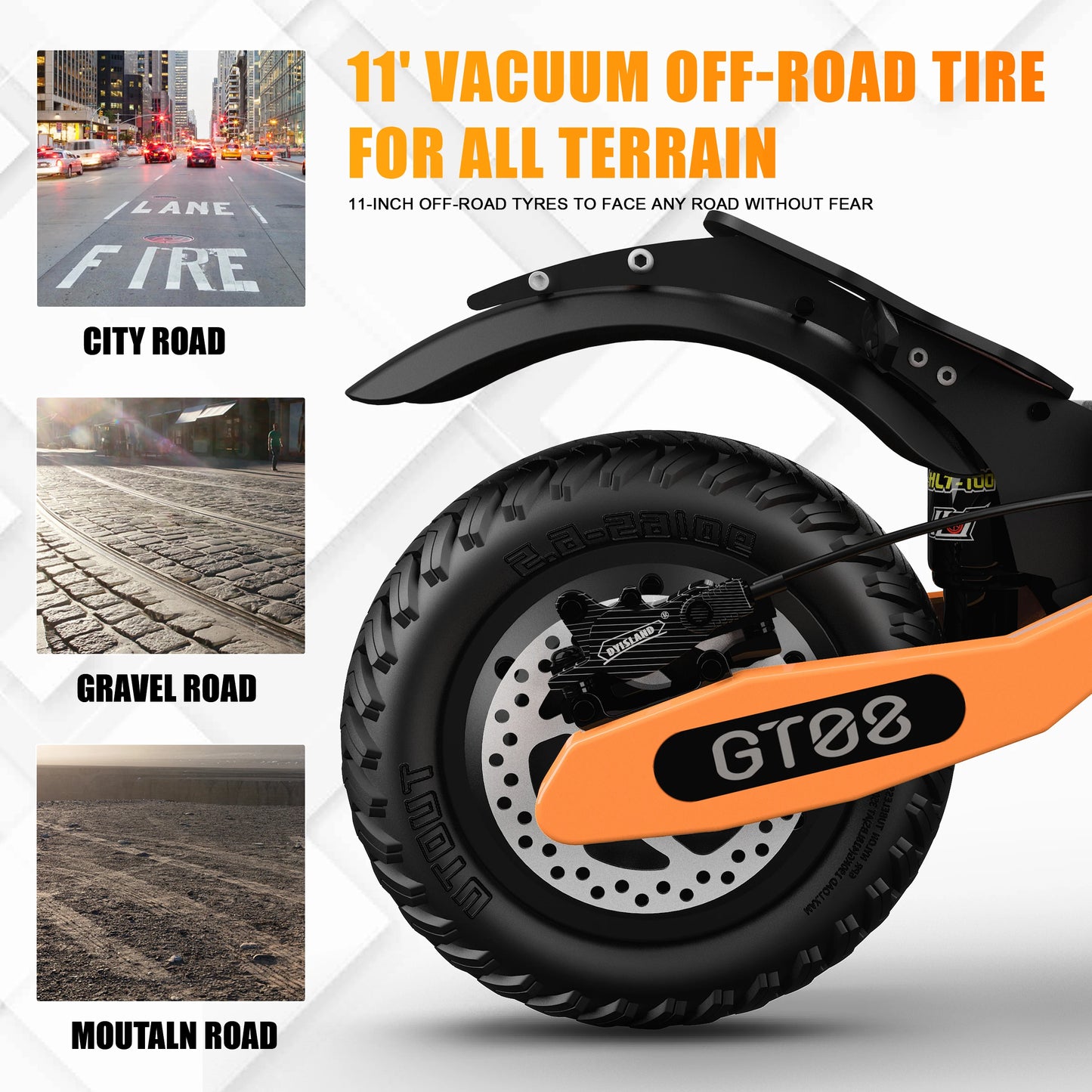 Arwibon 5600W Adult Electric Scooter Dual Motor Top Speed 46MPH,60V27AH, 11-inch Off-Road Tires Sport Folding eScooter with Seat