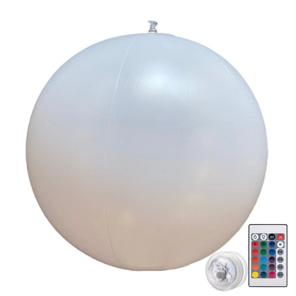 Outdoor LED Garden Ball , Inflatable Pool Ball