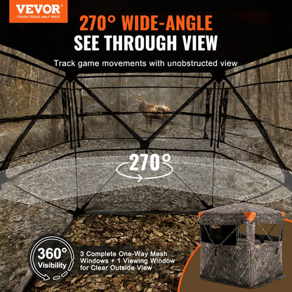 See Through Ground Blind