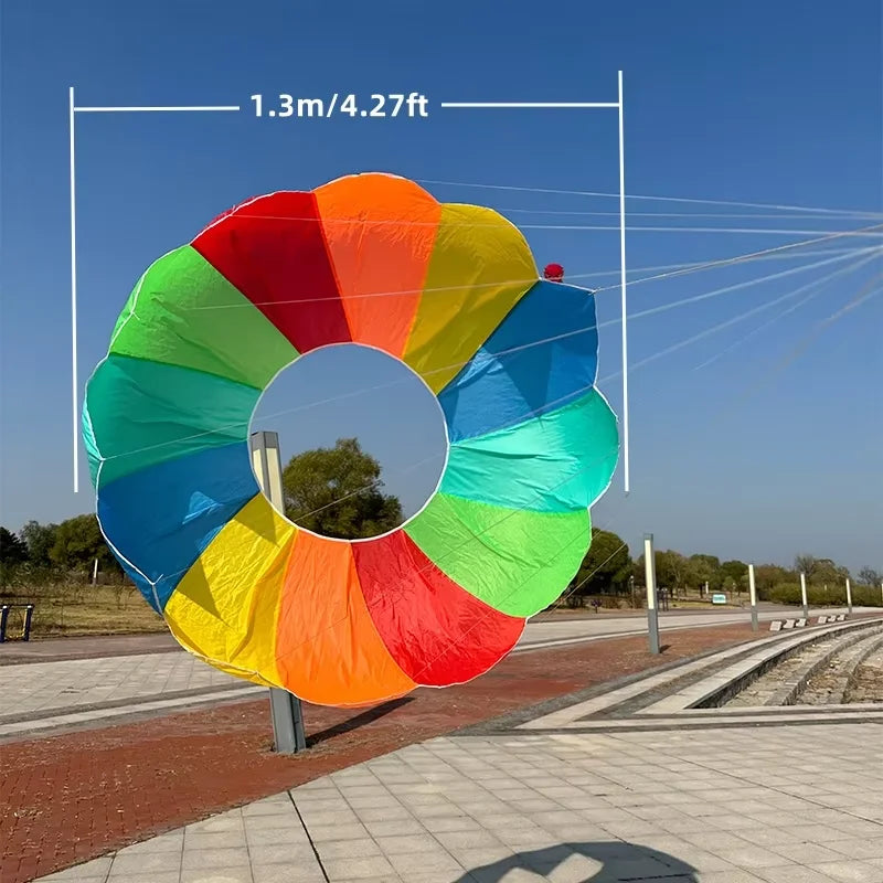 4.2 ft  3D Rolling Dragon Spinning Soft Kite