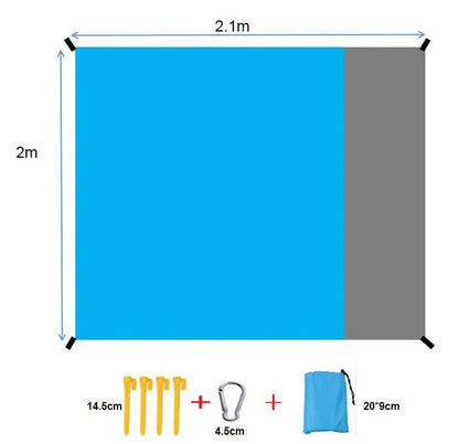 Beach Blanket Super Large 79 x 83 Inch