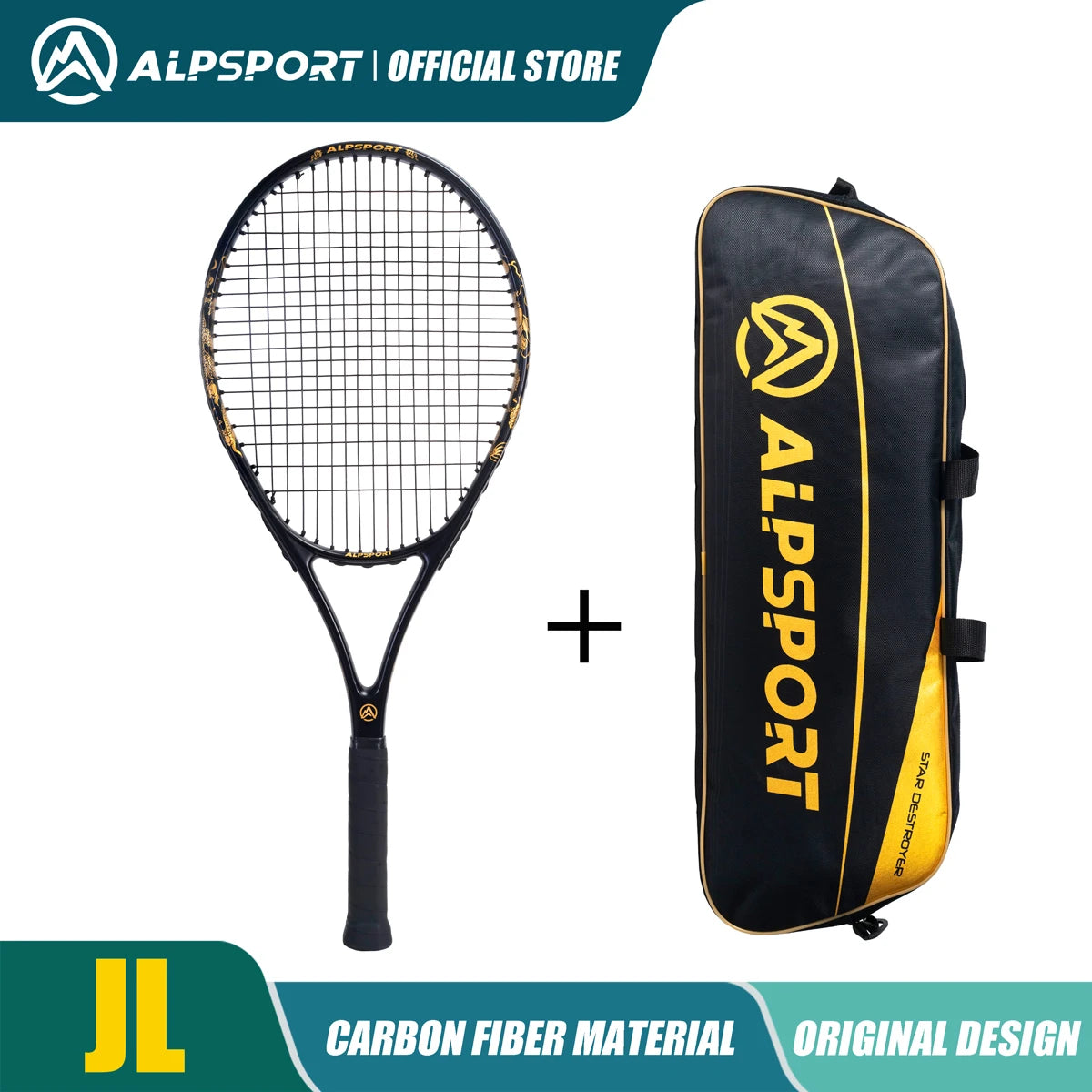 27-inch carbon fiber tennis racket