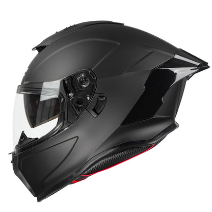 DOT Certified Motorcycle Helmet with Internal Sun Visor