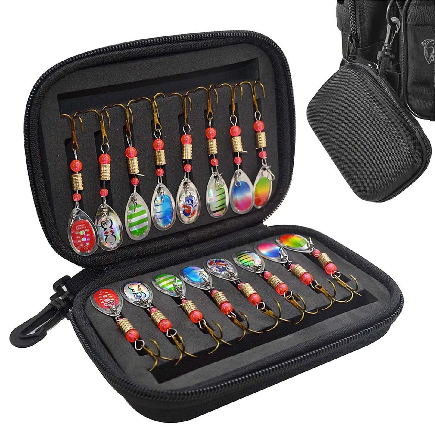 16Pcs  Spinner Blade Kit with Storage Bag