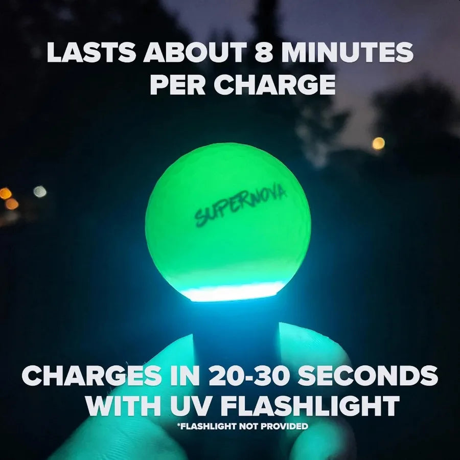 Supernova Glow Golf Balls