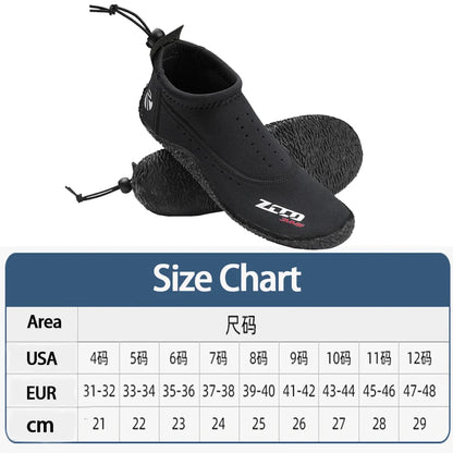3MM Neoprene Short Diving Boots