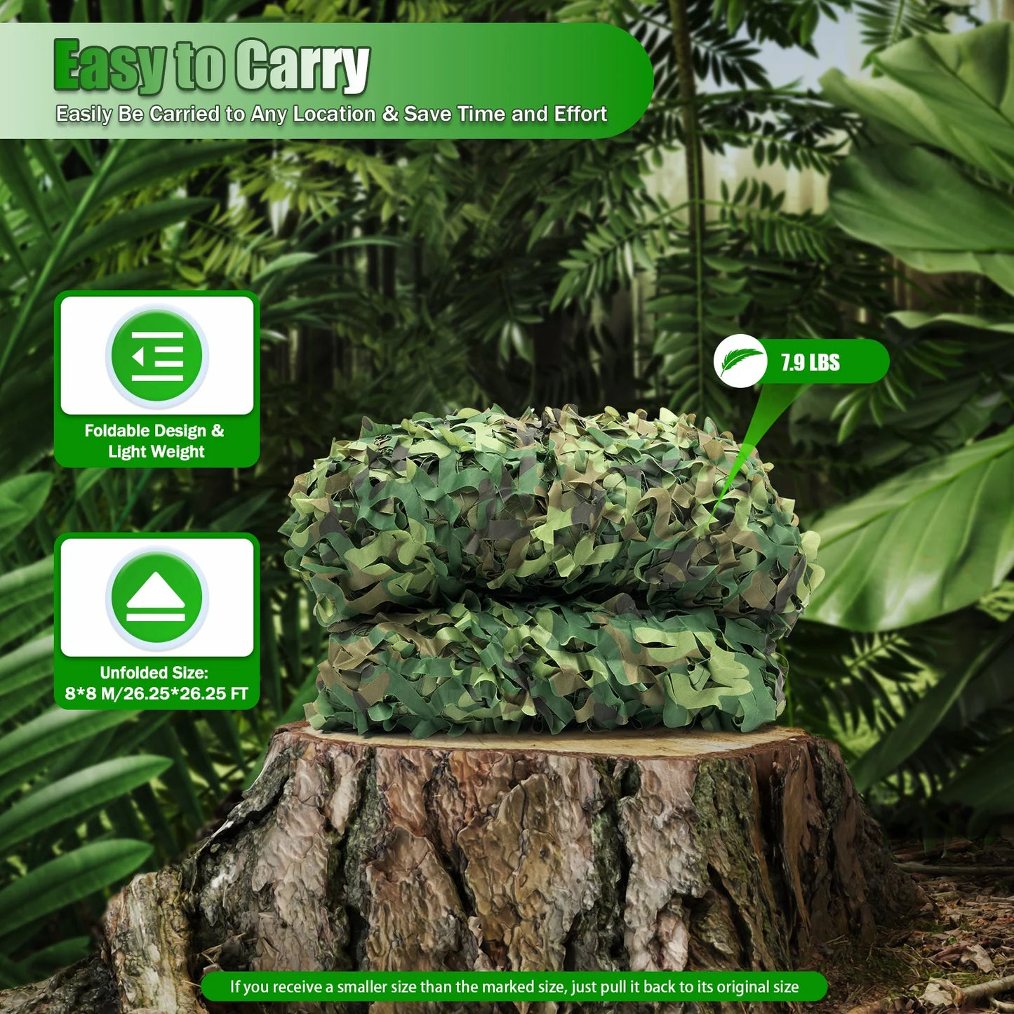 Camouflage Net Hunting  Blind