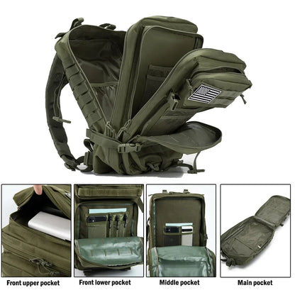 Large Capacity Tactical Backpack