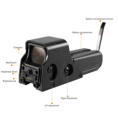 Red/Green Holographic Sight