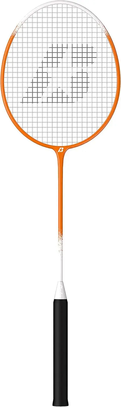 Portable Badminton Set with Regulation Net, 4 Racquets, Shuttlecocks & Bag for Backyard Fun