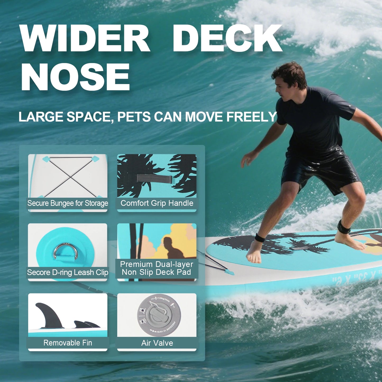 Portable Inflatable Stand Up Paddle Board