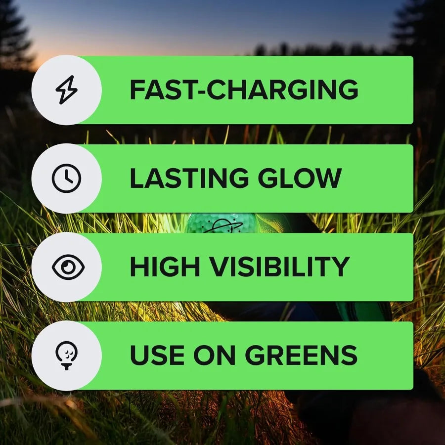 Supernova Glow Golf Balls