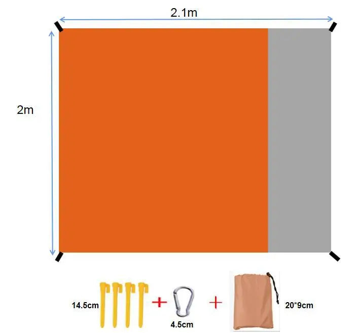 Beach Blanket Super Large 79 x 83 Inch