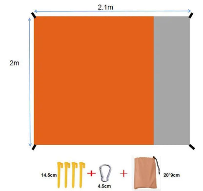 Beach Blanket Super Large 79 x 83 Inch