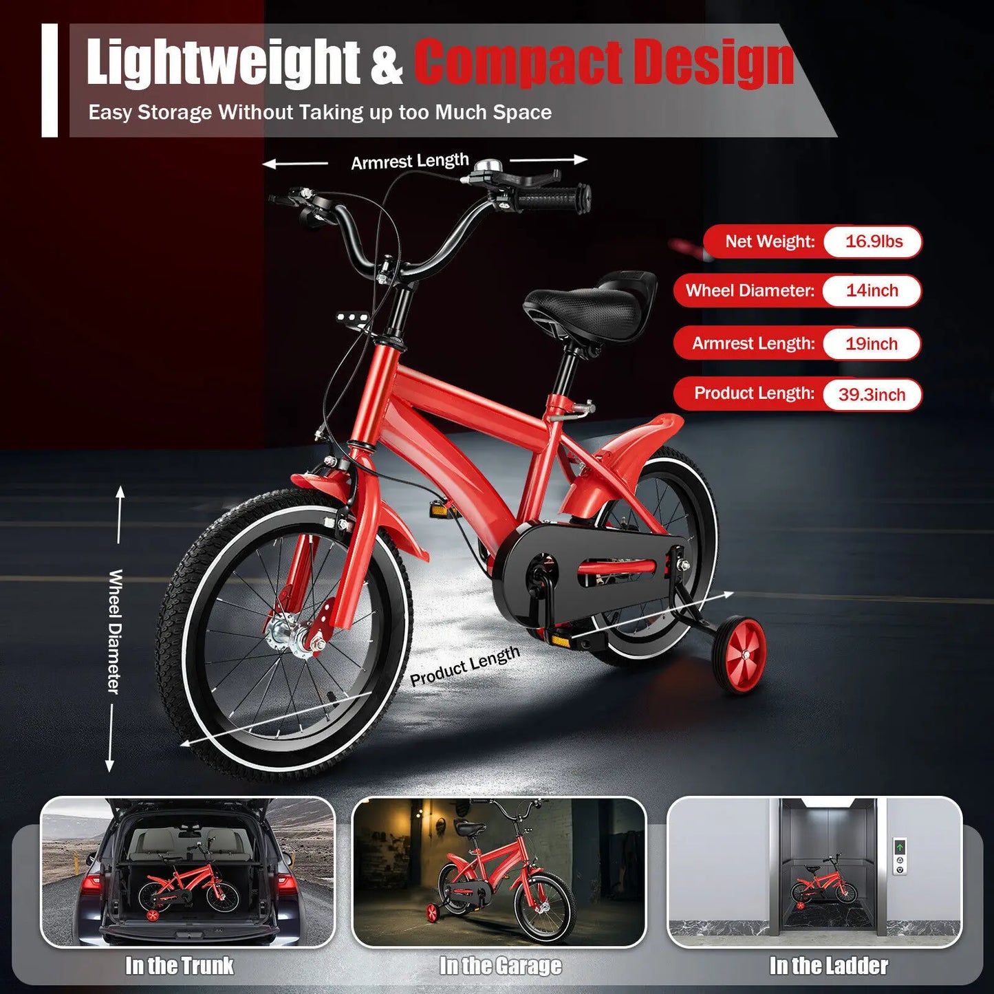 14" Children's Bicycle Kids Bike