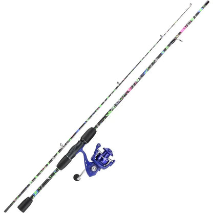 2Piece 6Foot Graphite and Fiberglass Fishing Rod Combo