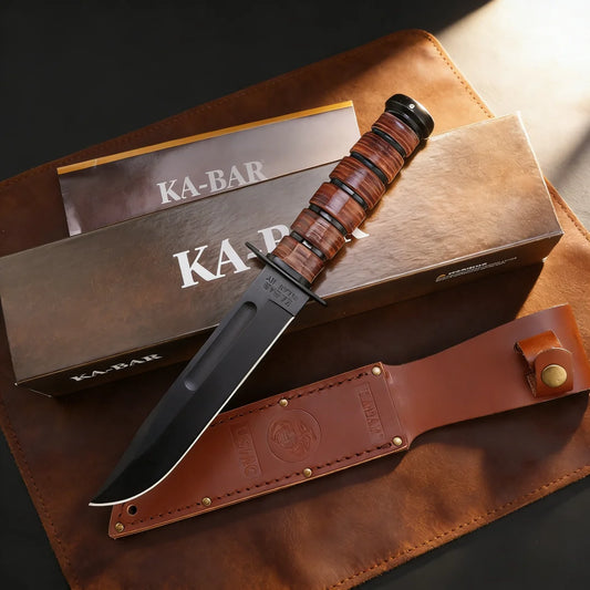 , 1095 high-carbon steel hunting knife