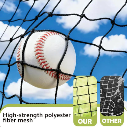 Portable Baseball Batting Cage 22FT/30FT with Pitching Machine Hole, Fiberglass Poles & Carry Bag