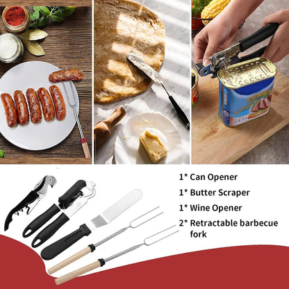 27 Piece Camping Utensil Set