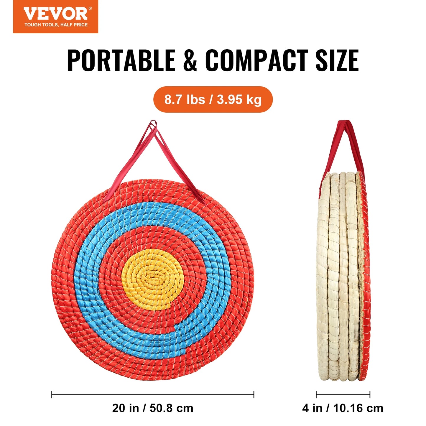 Solid Straw Round Archery Target