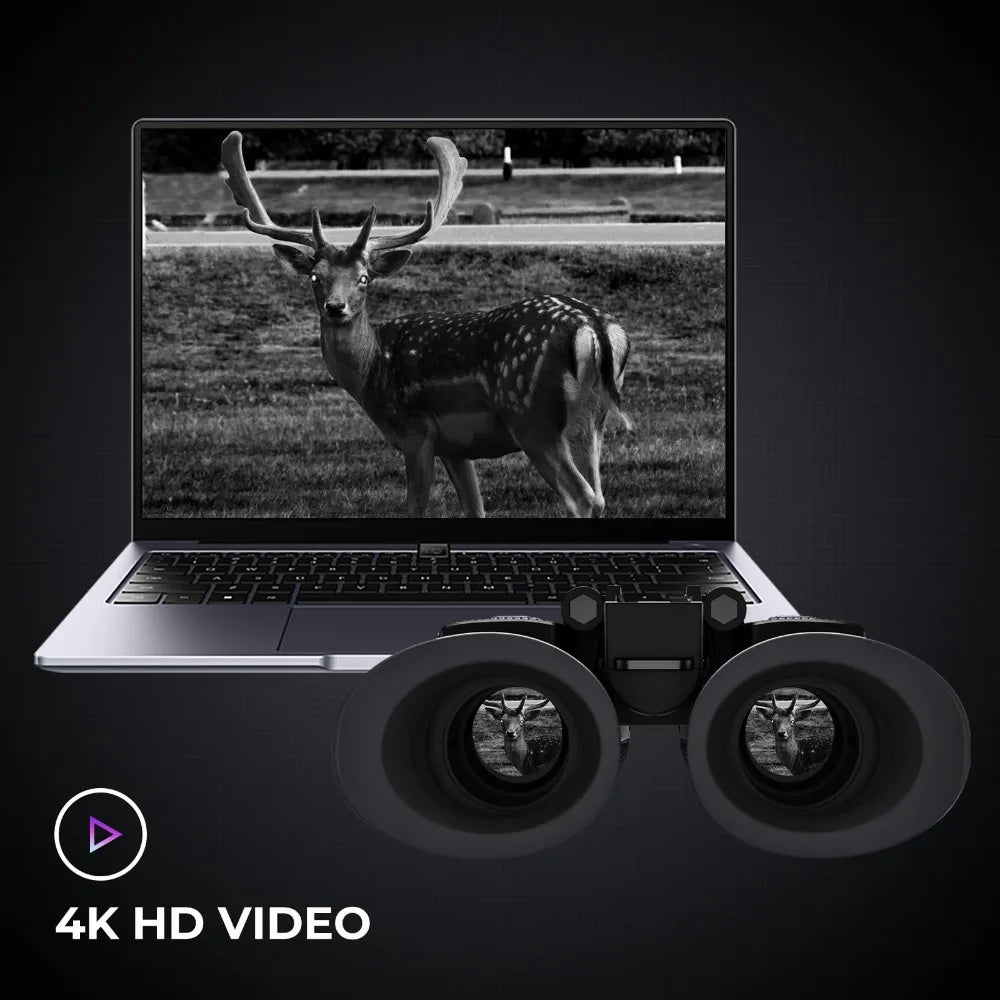 4K Head-Mounted Night Vision Goggles