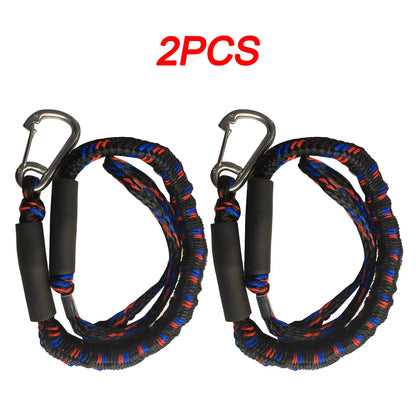Dock Lines Elastic Marine  Ties for Kayak Watercraft Jet Ski Pontoon Canoe Power Boat