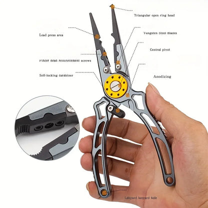 Aluminum Multi-functional Fishing Pliers