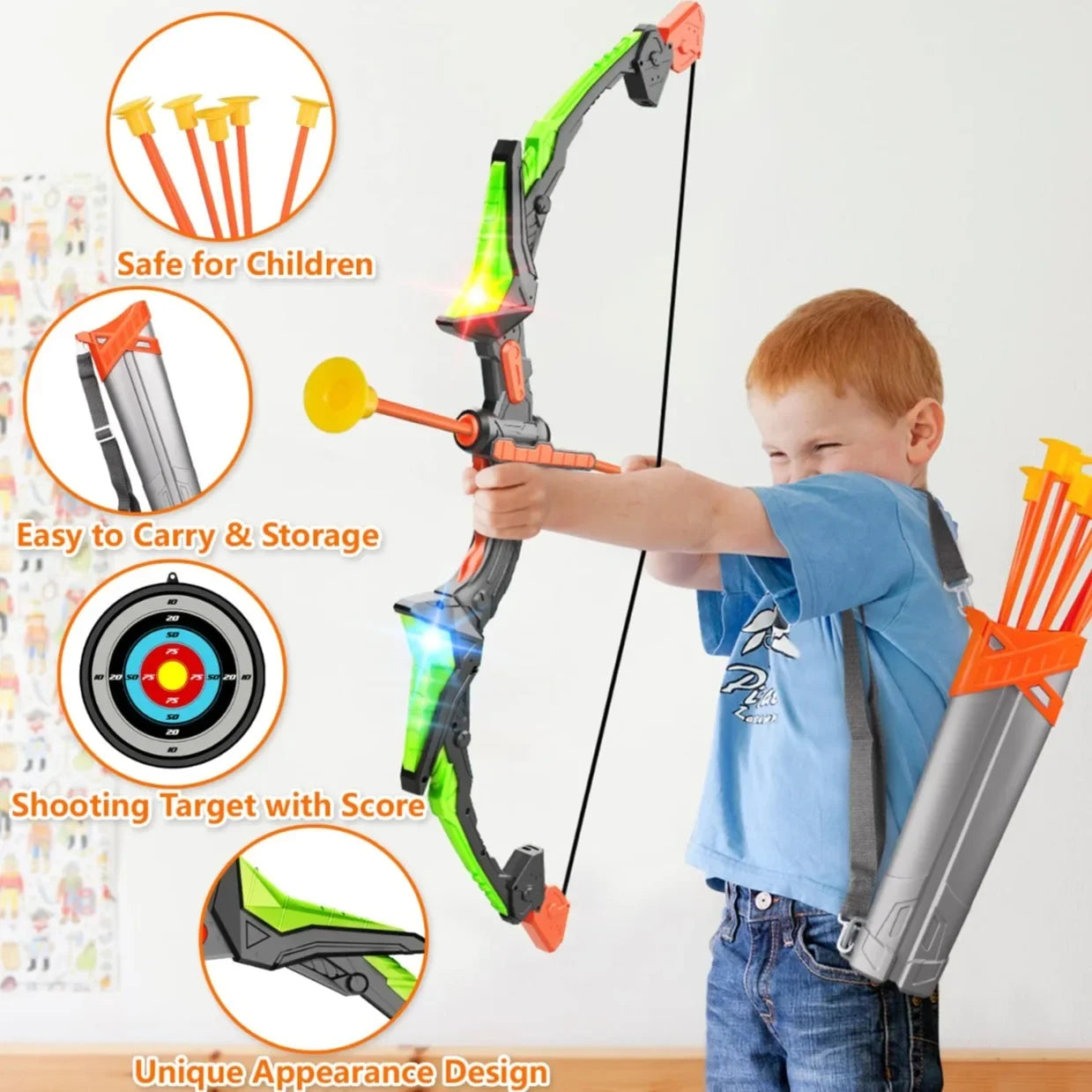 Kids Toy Bow and Arrow Set