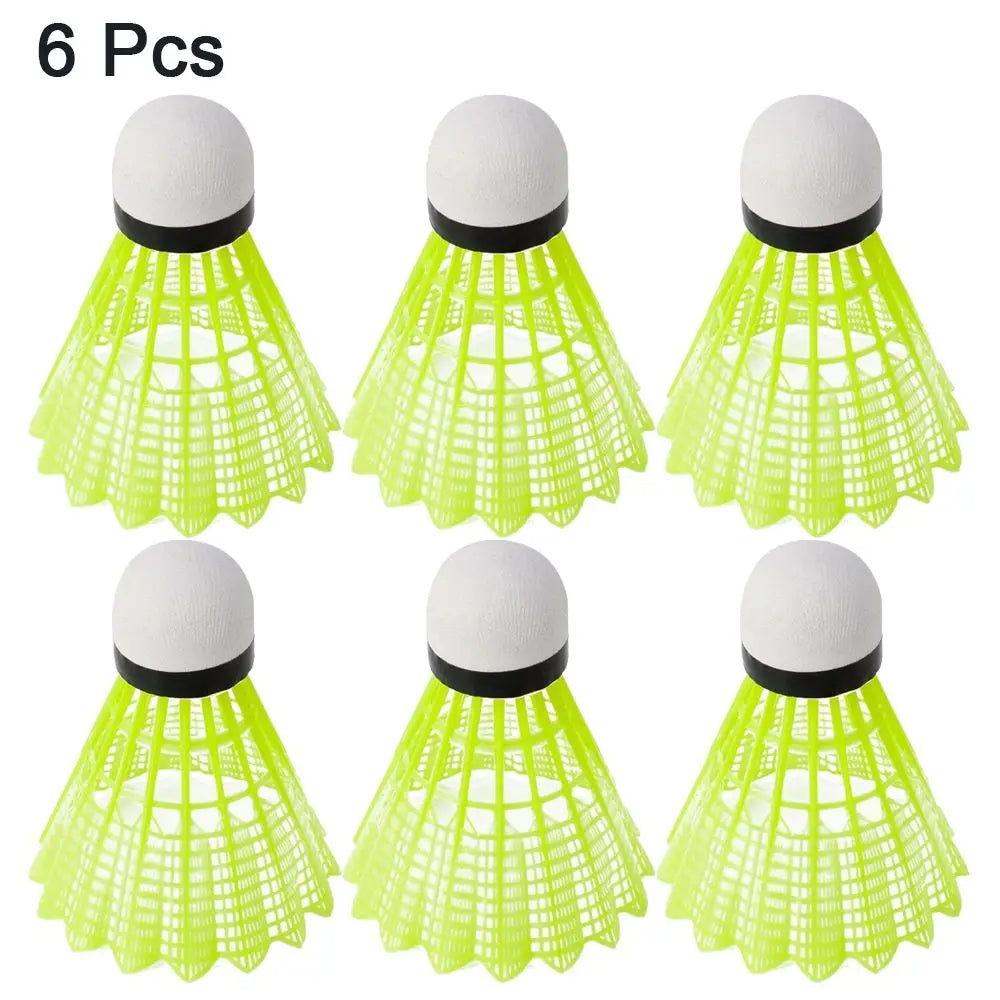 6/PCS Green Badminton Balls