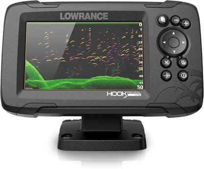 Lowrance HOOK Reveal 5", 7" and 9" Fish Finders with Transducers