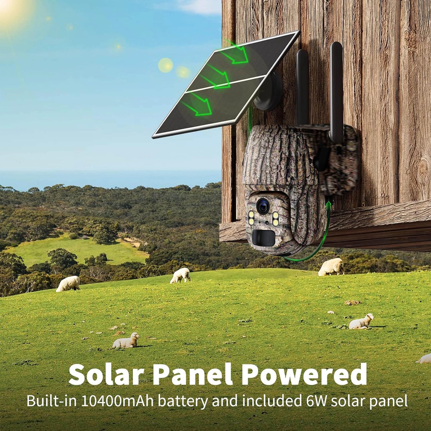 4G LTE Solar Trail Camera with 360° Live-View