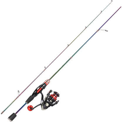 Ultralight Graphite Spinning Fishing Rod and Reel Combo