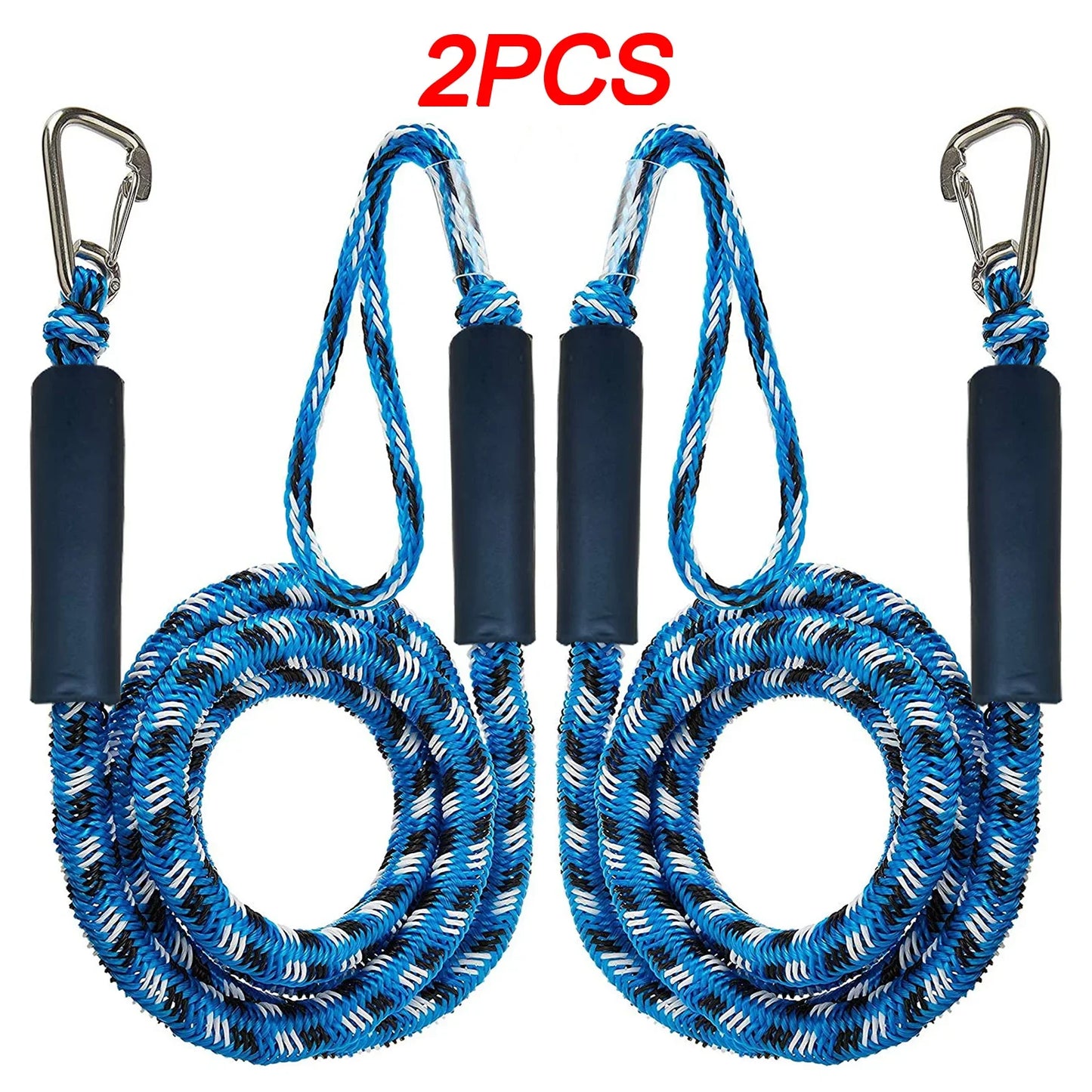 Dock Lines Elastic Marine  Ties for Kayak Watercraft Jet Ski Pontoon Canoe Power Boat