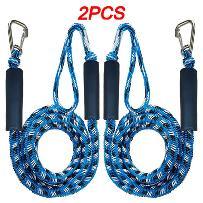 Dock Lines Elastic Marine  Ties for Kayak Watercraft Jet Ski Pontoon Canoe Power Boat