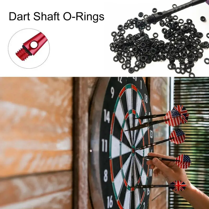 100PCS Darts Tip Rubber O Ring