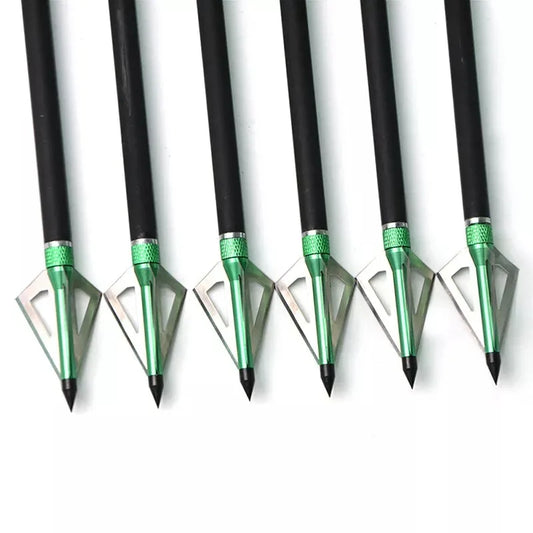 6/12pcs 100grain Hunting Broadheads