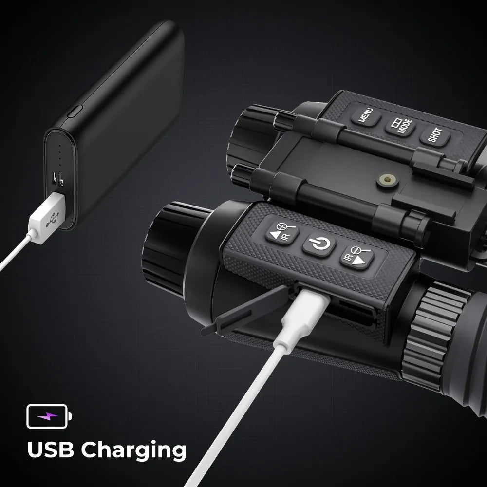 4K Head-Mounted Night Vision Goggles