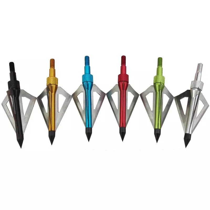 6/12pcs 100grain Hunting Broadheads