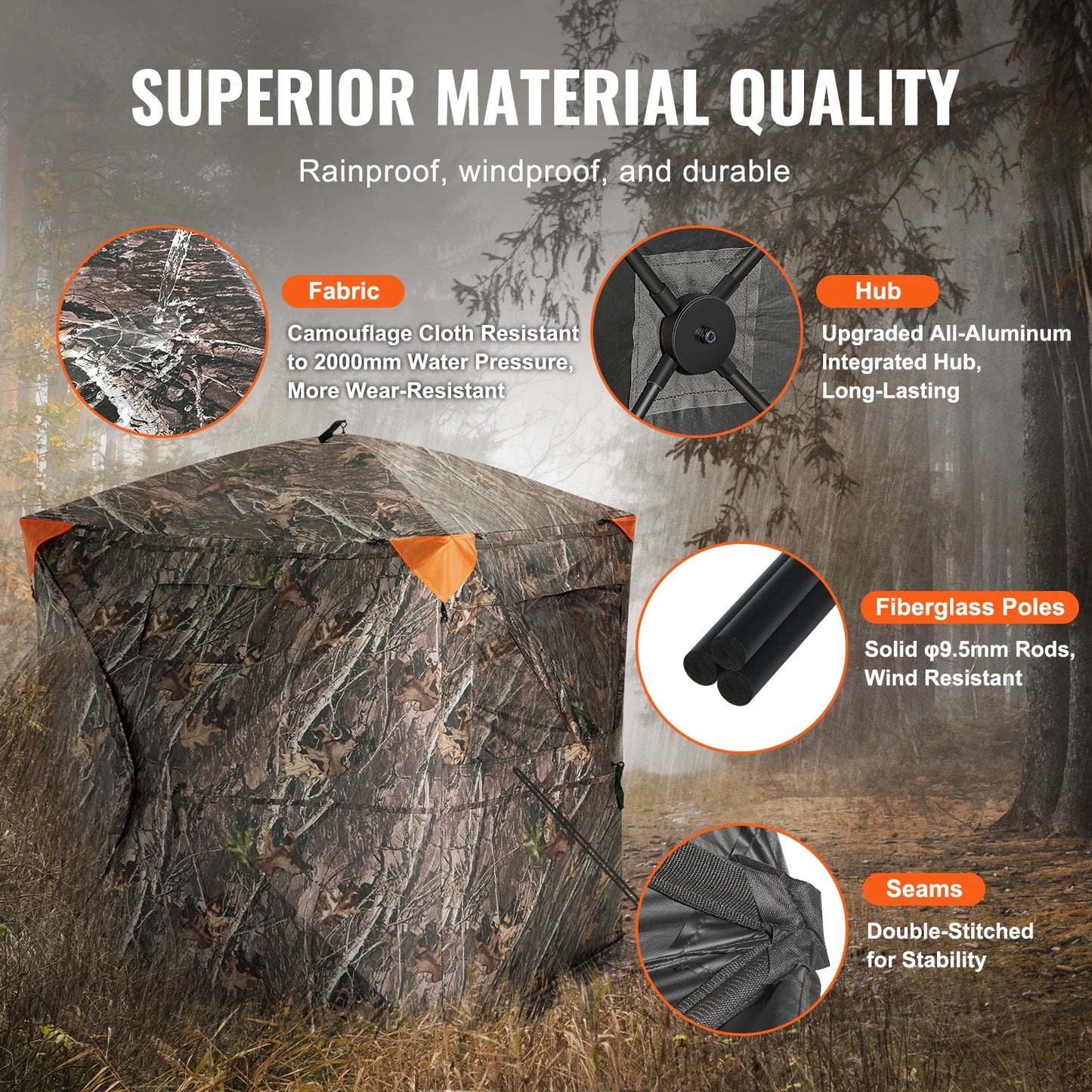 See Through Ground Blind,
