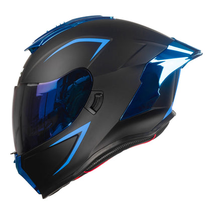 DOT Certified Motorcycle Helmet with Internal Sun Visor