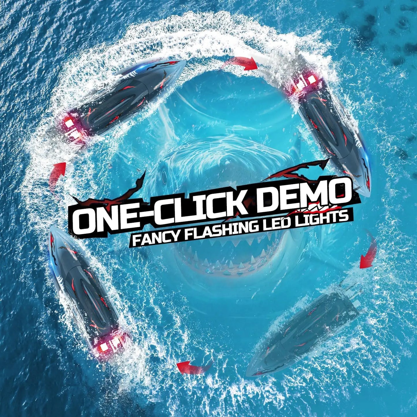 Kid's R/C Shark Boat